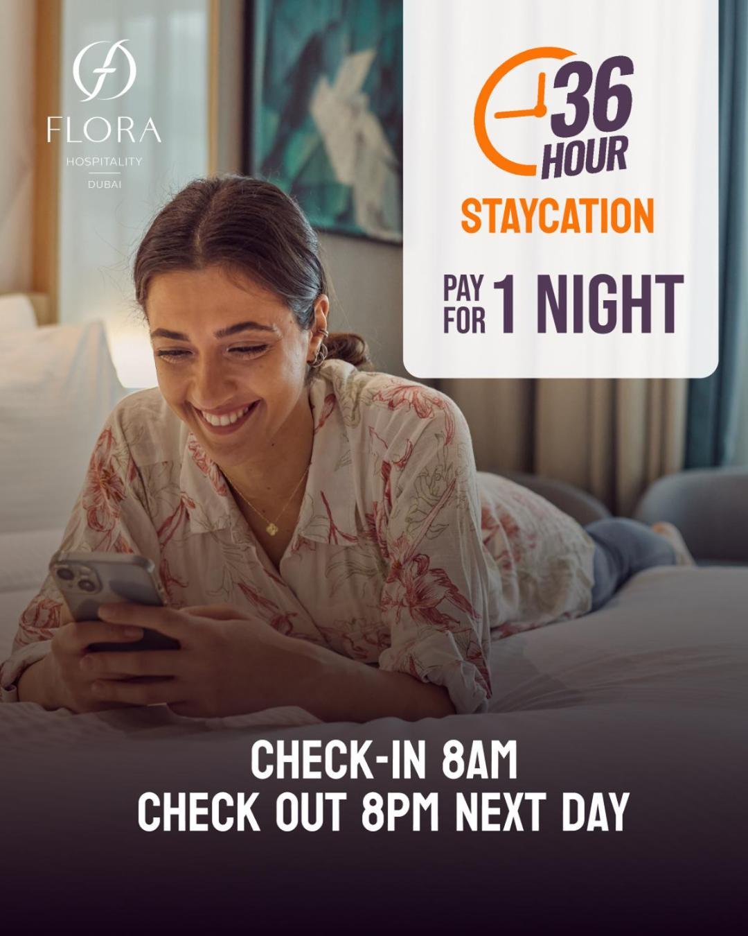 36 H Staycation Early Check 8AM & Check-out 08PM next